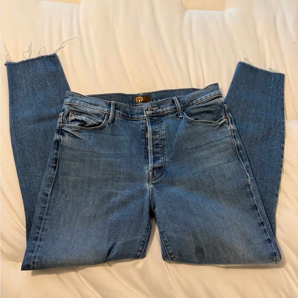 MOTHER Light Blue Denim Jeans